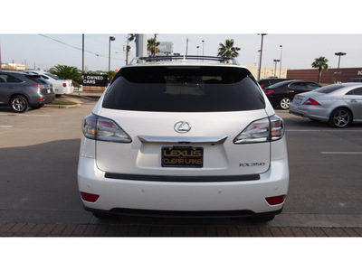 lexus rx 350 2012 white suv 6 cylinders shiftable automatic 77546