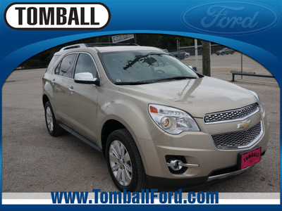 chevrolet equinox 2010 gold suv ltz 4 cylinders automatic 77375