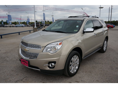 chevrolet equinox 2010 gold suv ltz 4 cylinders automatic 77375