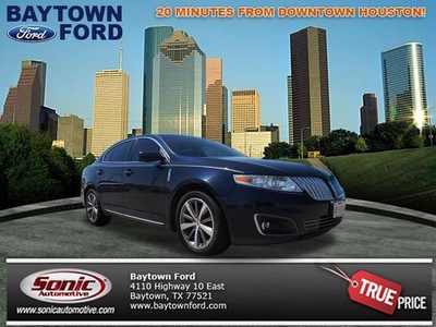 lincoln mks 2009 blue sedan gasoline 6 cylinders all whee drive shiftable automatic 77521