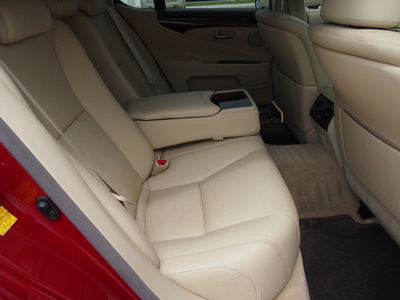 lexus ls 460 2010 red sedan 8 cylinders automatic 77074