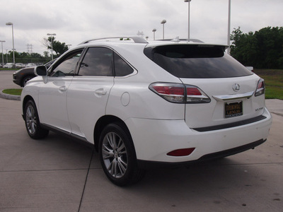 lexus rx 350 2013 white suv gasoline 6 cylinders front wheel drive automatic 77074