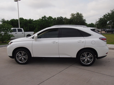 lexus rx 350 2013 white suv gasoline 6 cylinders front wheel drive automatic 77074