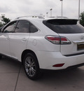 lexus rx 350 2013 white suv gasoline 6 cylinders front wheel drive automatic 77074
