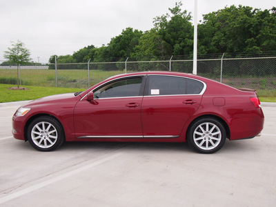 lexus gs 300 2006 red sedan gasoline 6 cylinders all whee drive shiftable automatic 77074