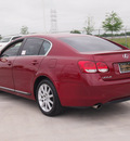 lexus gs 300 2006 red sedan gasoline 6 cylinders all whee drive shiftable automatic 77074