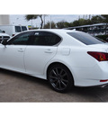 lexus gs 350 2014 white sedan gasoline 6 cylinders rear wheel drive automatic 77074