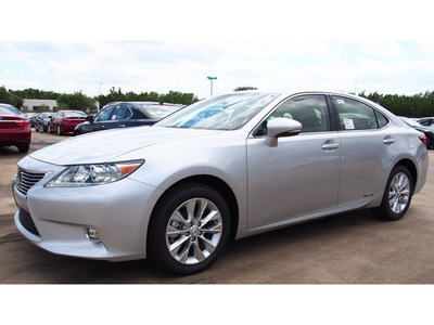 lexus es 300h 2014 silver sedan hybrid 4 cylinders front wheel drive automatic 77074