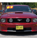 ford mustang 2007 dk  red coupe gt premium 8 cylinders automatic 78744