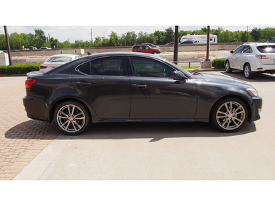 lexus is 250 2008 dk  gray sedan gasoline 6 cylinders rear wheel drive automatic 77546