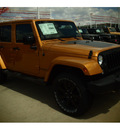 jeep wrangler unlimited 2014 brown suv altitude edition 6 cylinders automatic 77375