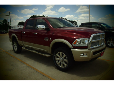 ram 2500 2014 dk  red laramie longhorn 6 cylinders automatic 77375