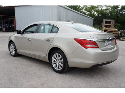 buick lacrosse 2014 beige sedan leather gasoline 4 cylinders front wheel drive automatic 78114