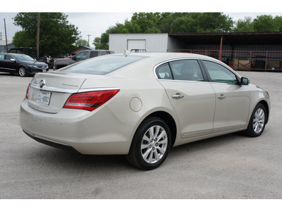 buick lacrosse 2014 beige sedan leather gasoline 4 cylinders front wheel drive automatic 78114