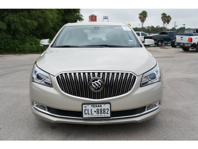 buick lacrosse 2014 beige sedan leather gasoline 4 cylinders front wheel drive automatic 78114