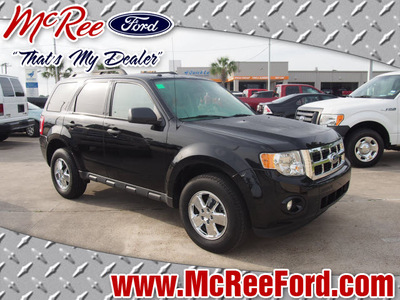ford escape 2012 black suv xlt gasoline 4 cylinders front wheel drive 6 speed automatic 77539
