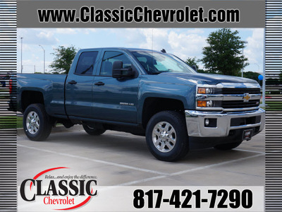 chevrolet silverado 2500hd 2015 blue lt 8 cylinders automatic 76051