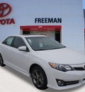 toyota camry 2014 white sedan se sport 4 cylinders 6 speed automatic 76053