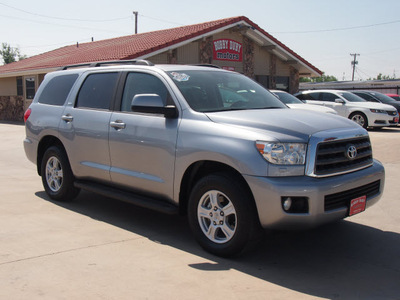 toyota sequoia 2013 silver suv sr5 gasoline 8 cylinders 4 wheel drive automatic 79110