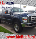 ford f 250 super duty 2010 dk  blue lariat diesel 8 cylinders 4 wheel drive automatic with overdrive 77539
