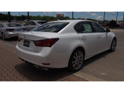 lexus gs 350 2014 white sedan gasoline 6 cylinders rear wheel drive 8 speed 77546