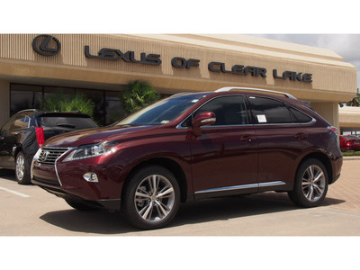 lexus rx 350 2015 dk  red suv gasoline 6 cylinders front wheel drive shiftable automatic 77546