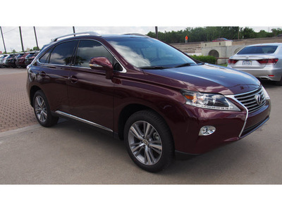 lexus rx 350 2015 dk  red suv gasoline 6 cylinders front wheel drive shiftable automatic 77546