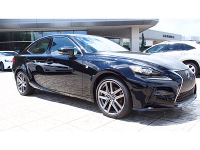 lexus is 250 2014 black sedan f sport gasoline 6 cylinders rear wheel drive automatic 77074