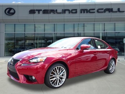 lexus is 250 2014 red sedan gasoline 6 cylinders rear wheel drive automatic 77074