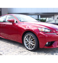 lexus is 250 2014 red sedan gasoline 6 cylinders rear wheel drive automatic 77074