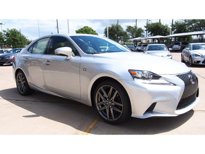 lexus is 250 2014 silver sedan f sport gasoline 6 cylinders rear wheel drive automatic 77074