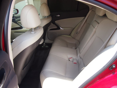 lexus is 250 2012 red sedan gasoline 6 cylinders rear wheel drive automatic 79110