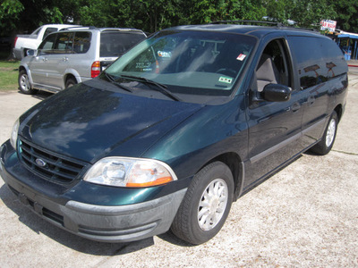 ford windstar 1999 dk  green van lx gasoline v6 front wheel drive automatic 77379