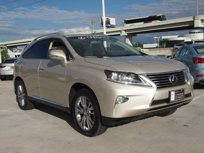 lexus rx 350 2013 beige suv rx gasoline 6 cylinders front wheel drive automatic 77074