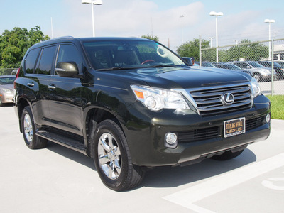 lexus gx 460 2011 dk  green suv 8 cylinders automatic 77074