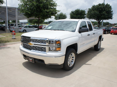 chevrolet silverado 1500 2014 white lt 8 cylinders automatic 76051