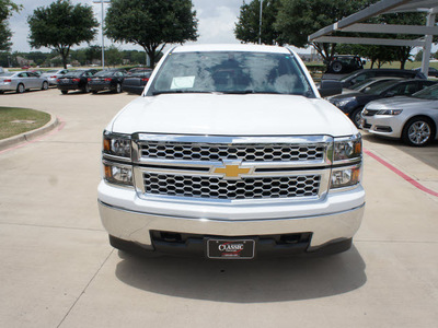 chevrolet silverado 1500 2014 white lt 8 cylinders automatic 76051