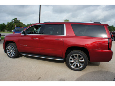 chevrolet suburban 2015 red suv ltz 1500 flex fuel 8 cylinders 4 wheel drive automatic 78114