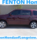 honda pilot 2014 dk  red suv ex l gasoline 6 cylinders front wheel drive automatic 75606
