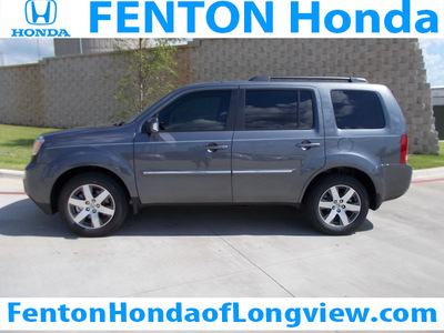 honda pilot 2014 dk  gray suv touring gasoline 6 cylinders front wheel drive automatic 75606