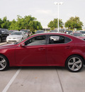 lexus is 250 2012 red sedan 6 cylinders automatic 77074