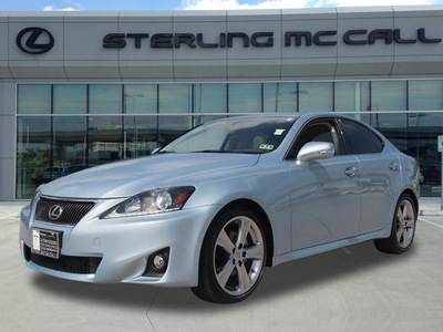 lexus is 250 2012 blue sedan 6 cylinders automatic 77074