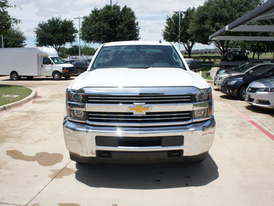 chevrolet silverado 2500hd 2015 white lt flex fuel 8 cylinders 2 wheel drive automatic 76051