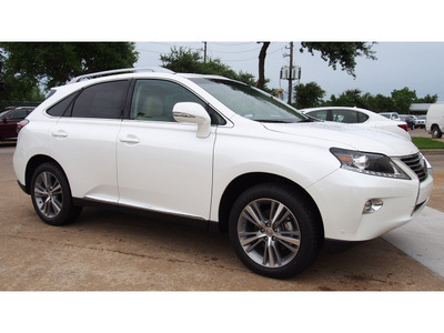 lexus rx 350 2015 white suv 6 cylinders automatic 77074