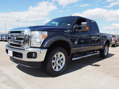 ford f 250 super duty 2015 blue lariat biodiesel 8 cylinders 4 wheel drive shiftable automatic 77521