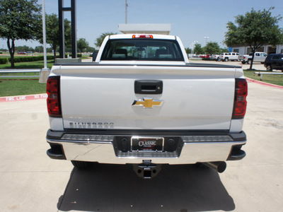 chevrolet silverado 3500hd 2015 white work truck diesel 8 cylinders 2 wheel drive automatic 76051