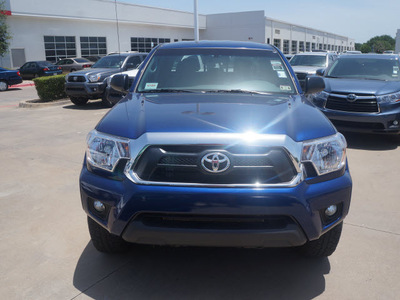 toyota tacoma 2014 blue v6 gasoline 6 cylinders 4 wheel drive automatic 76053