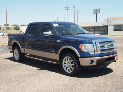 ford f 150 2012 dk  blue king ranch gasoline 6 cylinders 4 wheel drive automatic 79110