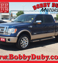 ford f 150 2012 dk  blue king ranch gasoline 6 cylinders 4 wheel drive automatic 79110