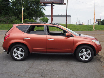 nissan murano 2004 orange suv sl gasoline 6 cylinders all whee drive automatic 28217